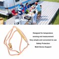 thumbnail image 4 of Gas Thermocouple Kit With 5 Nuts, Copper Material,  Solenoid Valve, Convenient Installation, Suitable For Gas Stove Fireplace, 4 of 8