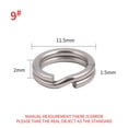 thumbnail image 2 of Connecteur de Pêche à Anneau Fendu en Acier Inoxydable Accessoires de Leurre à Pression Double Fendu, 2 of 9