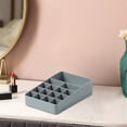 thumbnail image 3 of bbymog Organisation et Rangement Petits Carrés Boîte de Rangement pour Rouges à Lèvres Compartiment Boîte à Bijoux Sans Couvercle Boîte à Rouges à Lèvres Boîte de Vernis à Ongles Boîte de Maquillage de Bureau, 3 of 7