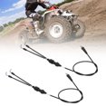 thumbnail image 3 of Throttle Cables Replacement Throttle Cable Black 01 0813 Metal Pull Push Throttle Cable Replacement For Banshee 350 YFZ350 1987-2006, 3 of 8