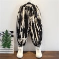 thumbnail image 2 of MIASHUI Boys Sweatpants Boys Girls Wide Leg Pants Children's Baby Wear Thin Pants,White,6-7 Years, 2 of 6