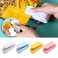 thumbnail image 1 of MTBLYS Mini Bag Sealer 2 Pack Portable Heat Sealer with Cutter Handheld Food Bag Sealer for Plastic Bags Snack Storage and Food Preservation Kitchen Gadget, 1 of 9
