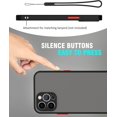 thumbnail image 3 of WIFKLSIIPG Shockproof Case for 12 Pro 6.1inch Silicone Bumper Clear Hard PC Cover, 3 of 3