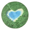 thumbnail image 2 of yuksok Tapis Rond pour Aire Tapis de Sol Tapis de Rampement pour Bébé Tapis de Sol Amour Mer 100cm, 2 of 9