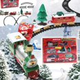 thumbnail image 1 of Ensemble de Train Jouet Ensemble de Train de Noël Voies Ferrées Jouets à Piles Train de Noël Enfant, 1 of 9