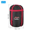 thumbnail image 2 of Unique Bargains Compression Stuff Sack, 2 Pack L Size Waterproof Sleeping Bag Sack Black Red, 2 of 7