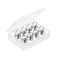 thumbnail image 2 of lionlar 8 Pieces Guitar Picks Metal Finger Picks Adjustable Thumb Finger Picks Set Thumb Argent, 2 of 9