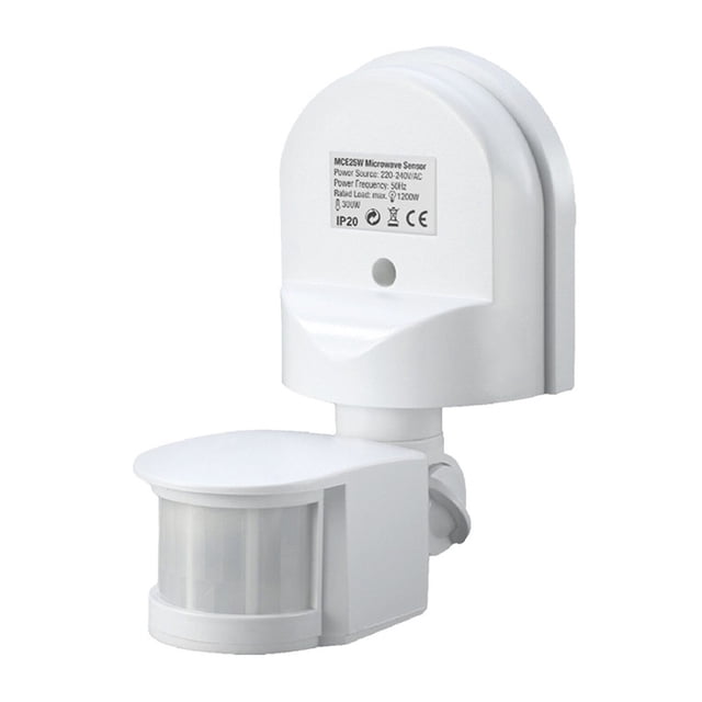 Motion Detector Outdoor Wall Surface Mounting 180° Motion Sensor Infrared