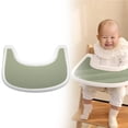 thumbnail image 2 of Harpily Kitchen Placemats High Chair Placemats 2 Pieces Of High Chair Placemats Silicone Clean And Suitable For Stokke High Chair Tray Cover Suitable For Stokke High Chair Tray (gre, 2 of 4