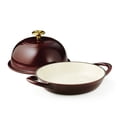 thumbnail image 3 of Tramontina 9.5 Inch Cast Iron Bread Oven - Cranberry, 3 of 5