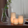 thumbnail image 2 of Mainstays Unscented LED Mini Wax Pillar Candles, 2 of 5