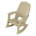 thumbnail image 2 of Semco Plastics Rockaway Heavy-Duty Outdoor Rocking Chair, Tan (2 Pack), 2 of 8