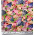 thumbnail image 1 of Soimoi Cotton Voile Fabric Triangle & Texture Fabric Prints By Yard 56 Inch Wide, 1 of 3