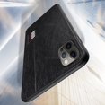 thumbnail image 2 of TONDAR Fashion Leather Texture Shockproof Case Ultra Light Back Cover for iPhone 13 Pro (Black), 2 of 9