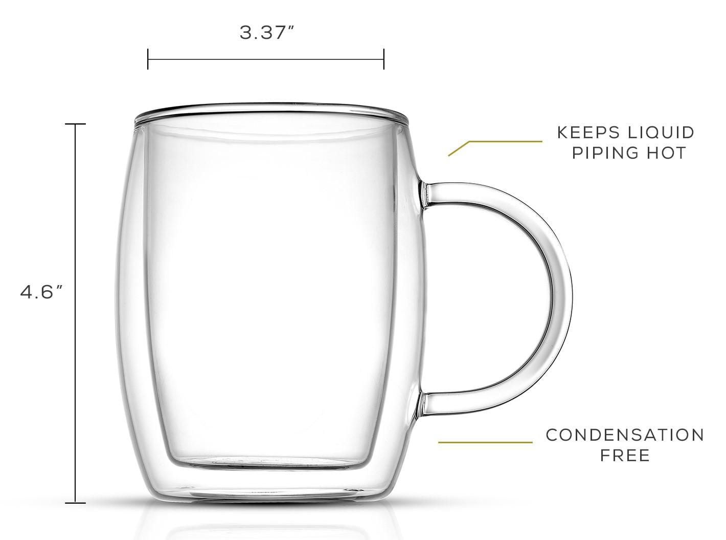Verres Isothermes à Double Paroi Aroma - 13,5 oz - Ensemble de 2