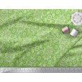 thumbnail image 2 of Soimoi Polyester Crepe Fabric Floral & Moroccan Damask Printed Fabric 1 Yard 52 Inch Wide, 2 of 3