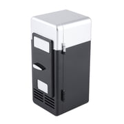 LED Mini USB Refrigerator USB Refrigerator Drinks Beverage Cans Refrigerator and Heater Mini USB Fridge Portable Refrigerator