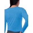 thumbnail image 3 of Sivvan Lot de 3 T-Shirts à Manches Longues Confort pour Femmes / T-Shirt sous-Blouse, 3 of 7