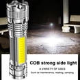 thumbnail image 3 of Visland 2 Pcs Lampe de Poche LED 4 Modes Réglable USB Rechargeable Super Lumineuse Portable Plein Air Pêche Randonnée Camping Torche Portative, 3 of 7