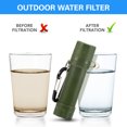 thumbnail image 2 of Outdoor Water Straw Water Filtration System Water Purifier for Emergency Camping Traveling Backpacking, 2 of 8