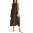 thumbnail image 4 of Kaemgyyd Robes à Col Licou pour Femmes Été Sans Manches Robe d'Été Décontractée Plage Vacances Fluide Bohème Mi-Longue avec Poches, 4 of 7