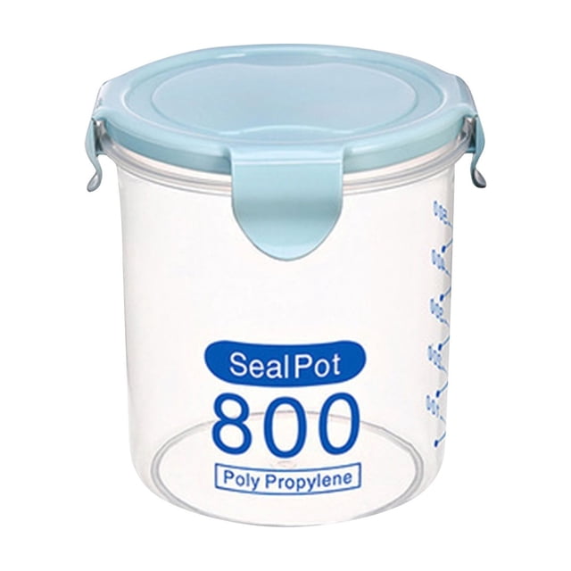 Meitianfacai Cereal Containers Food Container, Storage Containers Airtight Cans Plastic Storage Boxes Stackable Storage Boxes Kitchen Refrigerator Storage Tanks