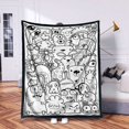 thumbnail image 4 of WUSUOWEI 1PC DIY Coloring Blanket,Color Your Own Blankets,Customizable Washable Colorings Blanket Kits,Coloring Mat,Creating Colorings Blankets for Adults,Art Activity Home Decoration, 4 of 6