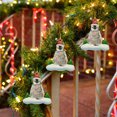 thumbnail image 3 of Clearance! Dinosaur Animal Personalization Christmas Tree Ornament Christmas Tree Pendants Hanging Pendants Plush Craft For Christmas Holiday Party Home Decor, 3 of 3