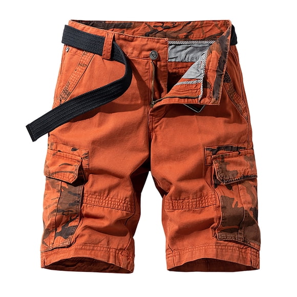 HXWCHs Men's Outdoor Casual Elastic Waist Relaxed Fit Lightweight Cargo Pants for Hiking Fishing and Work 36 khaki