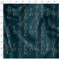 thumbnail image 4 of Soimoi Blue Poly Georgette Fabric Inspiration Quote Text Fabric Prints By Yard 42 Inch Wide, 4 of 5