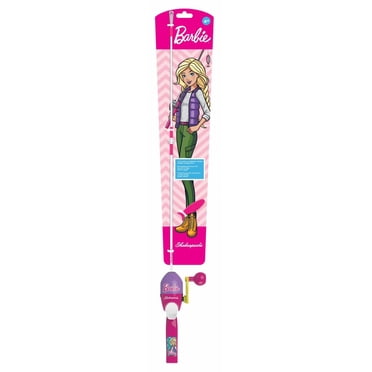 Shakespeare Barbie Combo Canne a Peche Spincast et Moulinet