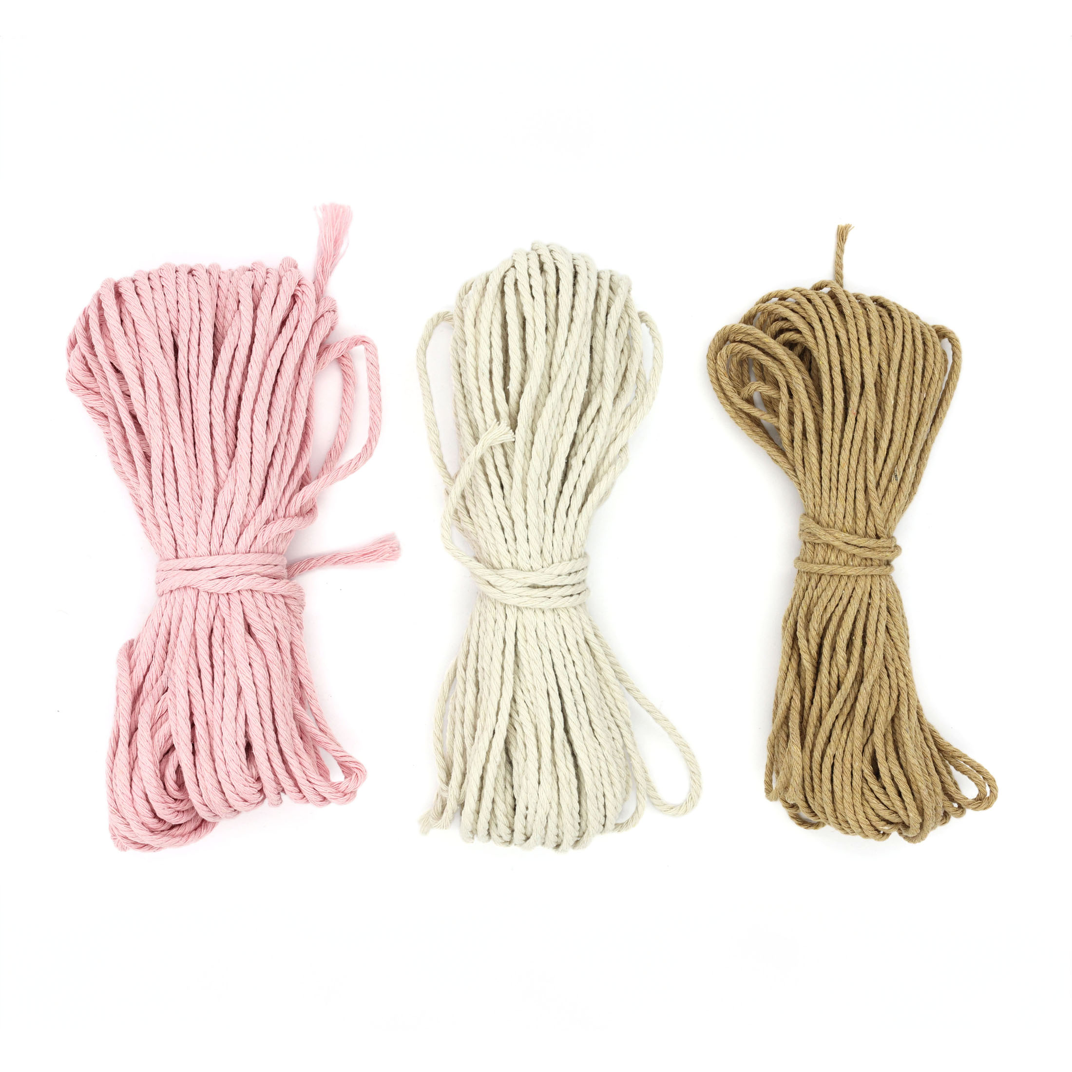 UNIQUE CREATIV CRAFT Macramé Coaster Kit - Heart, 3 pcs, Age 8+, Beginner, 15.5 cm (6.1 in)