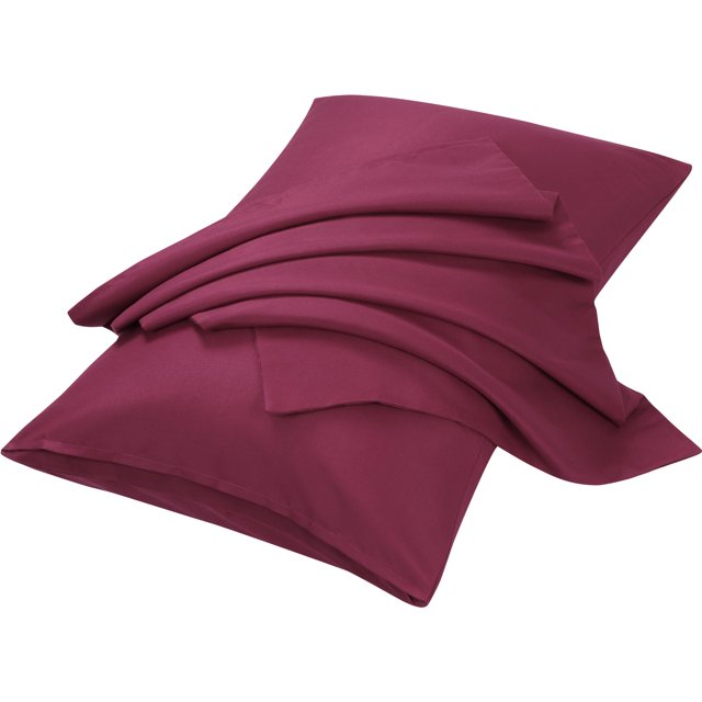 Unique Bargains Soft 1800 Series Microfiber Long Pillowcases 2pcs