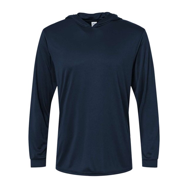 Paragon T-Shirt à Manches Longues à Capuche Performance Bahama pour Hommes, m, Marine