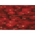 thumbnail image 1 of Ahgly Company Tapis Rectangulaire Lavable en Machine Intérieur Transitionnel Rouge Tomate, 3 Pieds x 5 Pieds, 1 of 7