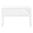 thumbnail image 2 of Monarch Specialties Computer Desk, Home Office, Laptop, Storage Drawers, 48"l, Work, Laminate, Glossy White, Contemporary, Modern, 2 of 9