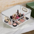 thumbnail image 2 of bbymog Storage Bins with Lids Transparent Storage Box Large Capacity Desktop Cosmetic Storage Box Transparent Soot Proofing Storage Box with Lid Clear S, 2 of 6