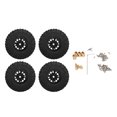 thumbnail image 2 of 4 PCS RC Wheels And Tires Aluminum Alloy Fits For  1/18 TRX4M Remote Control Car, 2 of 8
