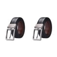 thumbnail image 4 of Wisewang Ceinture Décontractée pour Homme avec Boucle Réversible Style Durable et Soigné Ceinture en Peau de Vache Ceinture Réversible Complets Original 105cm 2Ensemble, 4 of 6