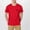 Red, variant on Men's Dinosaur Bone Pattern Retro T Shirt Short Sleeve Casual Streetwear Dinosaur Theme Top