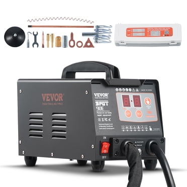 VEVOR Trousse de Réparation de Bosses pour Soudeur à Tiges 220V 3KW Tire-Dos pour Soudeur à Points avec 7 Modes