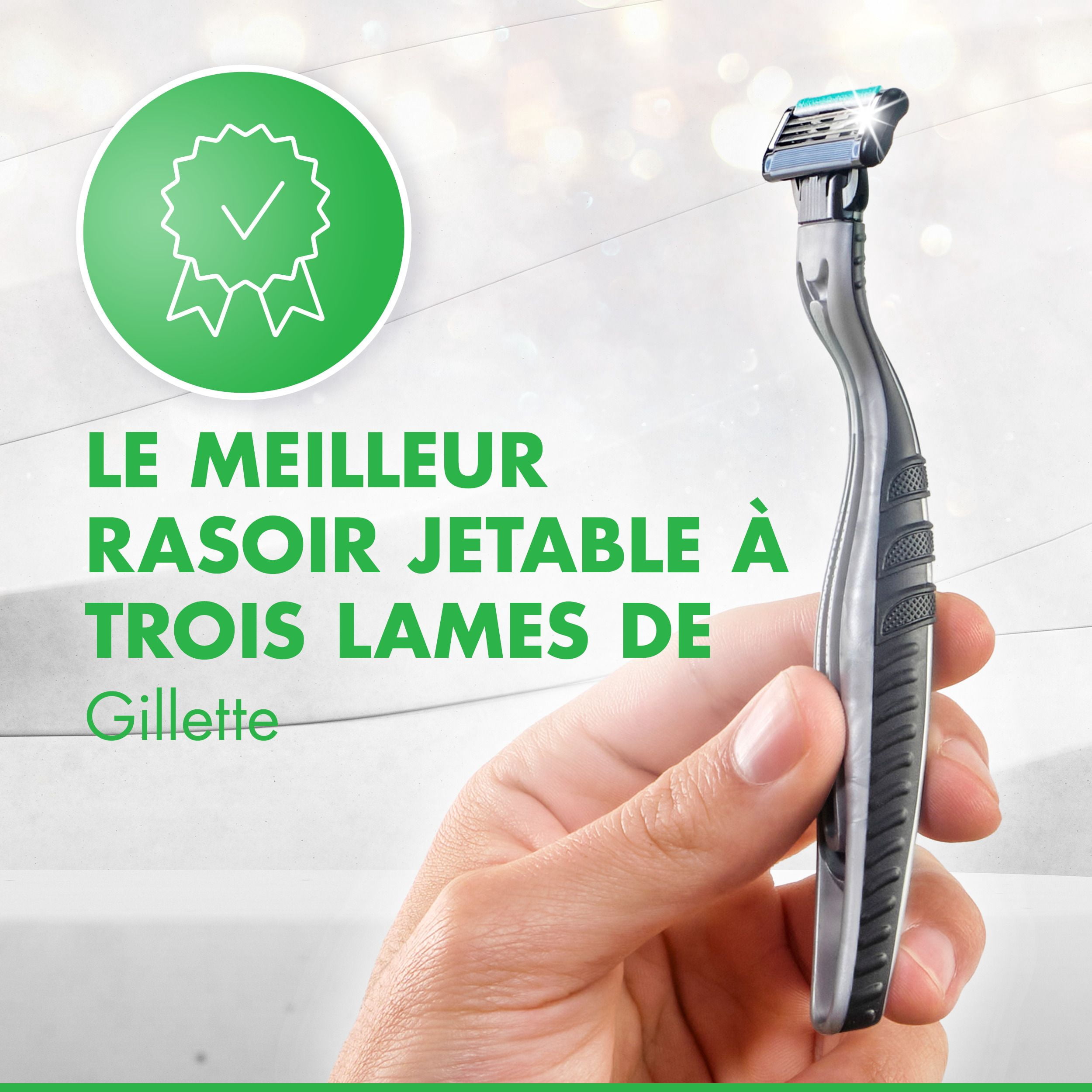 Rasoirs jetables pour hommes Gillette Mach3 Peau sensible