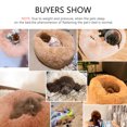 thumbnail image 3 of Soft plush round pet bed cat soft bed cat bed suitable for cats and small dogs, 3 of 8