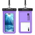 thumbnail image 2 of Birdeem Waterproof Phone Pouch,Universal 7X3.5 Inch Touchscreen Dry Bag Case with Lanyard,Submersible Protector for Swimming Hiking Kayaking Floating Protection, 2 of 9