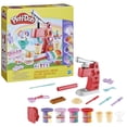 thumbnail image 4 of Play-Doh Magical Frozen Treats Playset with 14 Tools and 4 Cans, 4 of 9