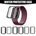 thumbnail image 2 of CUITING For Mi band 9 Pro Smart Watch PC +Tempered Glass Screen N9R6 Cover Case H2J8 By, 2 of 7