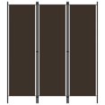 thumbnail image 1 of vidaXL 3-Panel Room Divider Brown 150x180 cm, 1 of 4