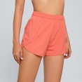 thumbnail image 2 of Timegard Running Shorts for Women Elastic Waist Lightweight Solid Color Track Shorts Loose Athletic, 2 of 3