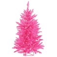 thumbnail image 1 of Vickerman 3 'arbre de Noël Artificiel Rose Chaud avec 70 Lumières LED Roses, 1 of 3