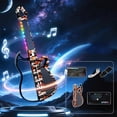 thumbnail image 1 of Sokhug Guitare Électronique Intelligente Bluetooth Sans Cordes, Instrument Pliable à Lecture Automatique avec Guide Lumineux, Jouet Musical Portable pour Débutants, Rouge, 1 of 6